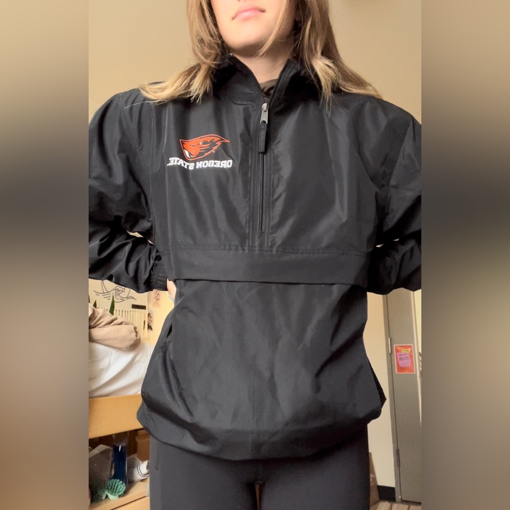 Oregon State OSU Champion Windbreaker NWOT 🦫🧡